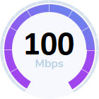 100/10Mbps FTTH