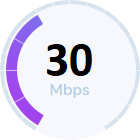 30/3Mbps FTTH